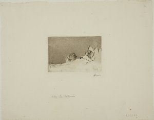 Das tote Mädchen von Jean Louis Forain