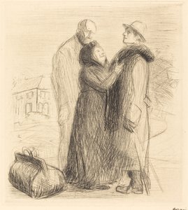 Die Abreise des verlorenen Sohnes (erste Platte, vertikal) von Jean Louis Forain