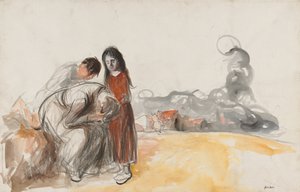 Die Deutschen sind weg, viertes Viertel 1800er oder erstes Drittel 1900er von Jean Louis Forain