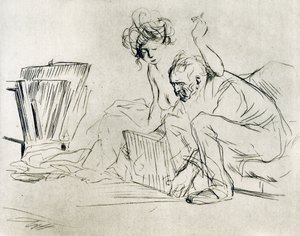 Das Modell in Ruhe, 1925 von Jean Louis Forain