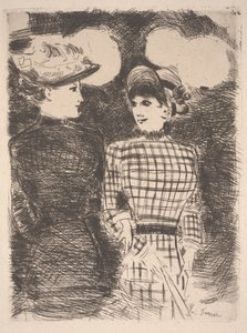 Zwei Frauen von Jean Louis Forain
