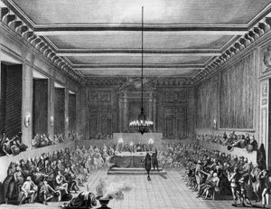 Französische Revolution: Die Gemeinde von Paris verlieh dem englischen Bürger Christopher John Williams Nesham am 15. Januar 1790 eine Auszeichnung. Gravur von Berthaut nach Prieur
