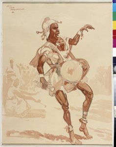 Afrikanischer Musiker