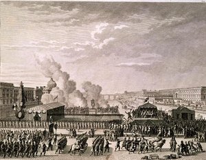 Proklamation der Gefahr für das Heimatland, 22. Juli 1792, graviert von Pierre Gabriel Berthault (1737-1831)