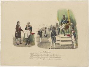 Audienzen von Wilhelm I. und Karl X., 1827 von Jean Louis Van Hemelryck (attributed to)