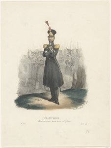 Offizier der Nationalen Miliz, 1829 von Jean Louis Van Hemelryck