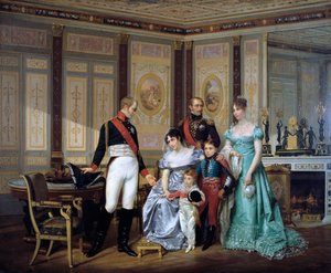 Die Kaiserin Josephine stellt ihre Kinder dem Kaiser Alexander in Malmaison vor, um 1839-1879