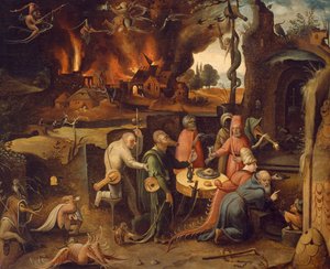 Versuchung des Heiligen Antonius, von Jan Mandyn