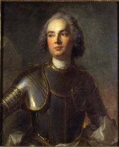 Porträt von Charles-Guillaume-Louis, Marquis de Broglie, Seigneur du Mesnil, 1734