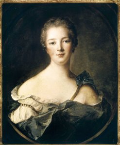 Porträt von Jeanne Antoinette Poisson, Marquise von Pompadour (genannt Madame de Pompadour) von Jean Marc Nattier