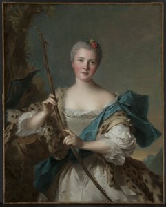 Porträt einer Frau als Diana
