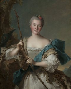 Porträt einer Frau als Diana