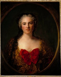 Porträt der Marquise Louise Elisabeth De Dreux Breze von Jean Marc Nattier