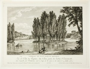 Grab von Jean Jacques Rousseau von Jean Michel Moreau