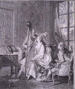 Der gemeinsame Akkord, graviert von I.S. Helman (1743-1809) von Jean Michel the Younger (after) Moreau