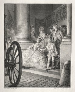 Rétif de la Bretonne: Die kleinen Paten von Jean Michel the Younger Moreau