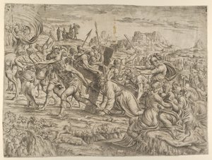 Kreuztragung, 1544 von Jean Mignon