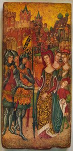 Ein nicht aufgezeichneter französischer Primitiver: Charles VII & Agnes Sorel: zugeschrieben Jean Mirail