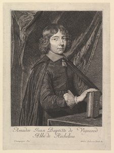 Amador Jean-Baptiste de Vignerod, Abt von Richelieu von Jean Morin