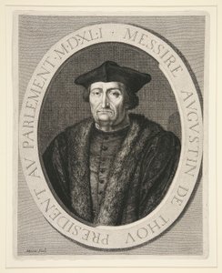 Augustin de Thou, Präsident des Parlaments von Paris von 1535 bis 1544