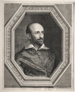 Kardinal Guido Bentivoglio, päpstlicher Nuntius am Hof von Ludwig XIII. von Jean Morin
