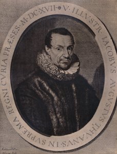 Jacques Auguste de Thou, französischer Historiker und Buchsammler, 17. Jahrhundert 1894