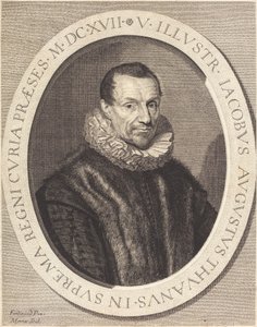 Jacques Auguste de Thou von Jean Morin after Louis Elle I