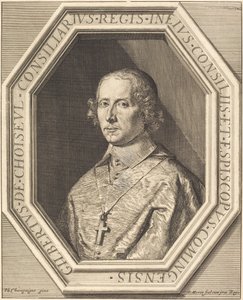 Gilbert de Choiseul du Plessis Praslin von Jean Morin after Philippe de Champaigne