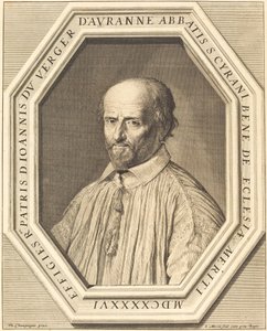 Jean Verger de Hauranne von Jean Morin after Philippe de Champaigne