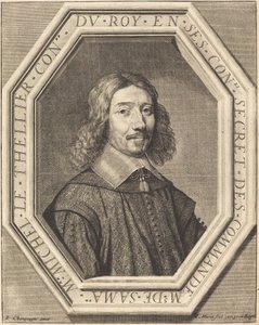 Michel le Tellier von Jean Morin after Philippe de Champaigne