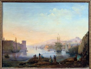 Einfahrt des Hafens von Marseille von Jean Paul Constans