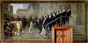 Der Empfang von Ludwig XVI. im Hôtel de Ville durch die Pariser Gemeinde im Jahr 1789, 1891