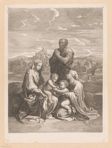 Heilige Familie mit Elisabeth und Johannes dem Täufer