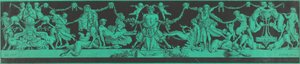 Eine Bacchanale mit ägyptischen und klassischen Figuren von Jean Philippe Guy le Gentil, Comte de Paroy, after Charles Monnet