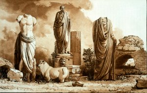 Beispiele griechischer und römischer Skulpturen aus verschiedenen Ländern