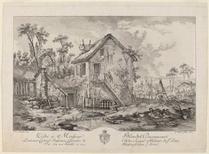 Bauernhof von Jean Pierre Louis Laurent Hoüel after François Boucher