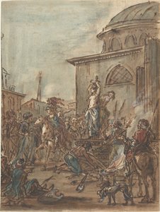 Olindo und Sophronia von Clorinda gerettet von Jean Pierre Norblin
