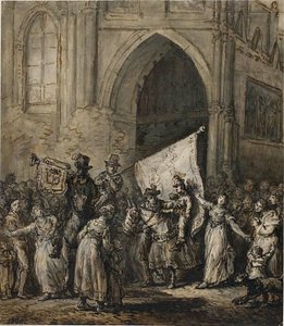 Szene der Revolution von Jean Pierre Norblin de La Gourdaine