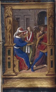 Pilatus wäscht seine Hände aus Lettres bâtardes, ca. 1490-1510