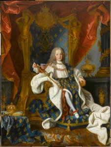Porträt von Ludwig XV. 1710-1774 König von Frankreich, im Alter von 9 Jahren, 1719