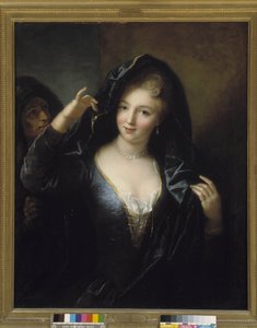 Junges Mädchen mit der Perlenkette