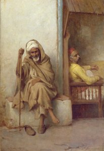 Algerische Männer ruhen sich aus, 1882