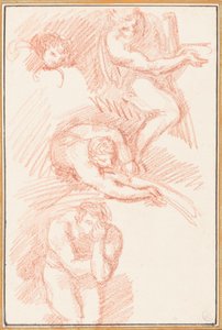 Figuren aus dem Jüngsten Gericht von Jean Robert Ango