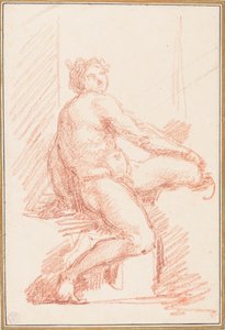 Ignudo von der Sixtinischen Kapelle Decke von Jean Robert Ango