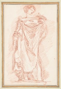 Stehende männliche Figur im Chiton von Jean Robert Ango
