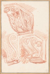 Studie von Konsolen von Jean Robert Ango