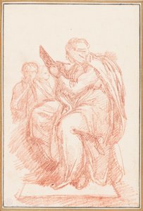 Die persische Sibylle von der Decke der Sixtinischen Kapelle von Jean Robert Ango