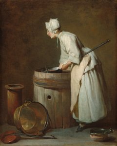 Die Küchenmagd von Jean Baptiste Simeon Chardin