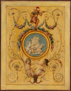 Türpaneel aus dem Cabinet Turc des Comte d