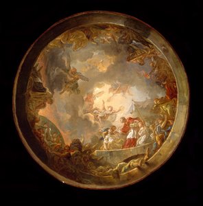 Der heilige Carlo Borromeo kümmert sich um die Pestopfer von Jean Simon Berthelemy